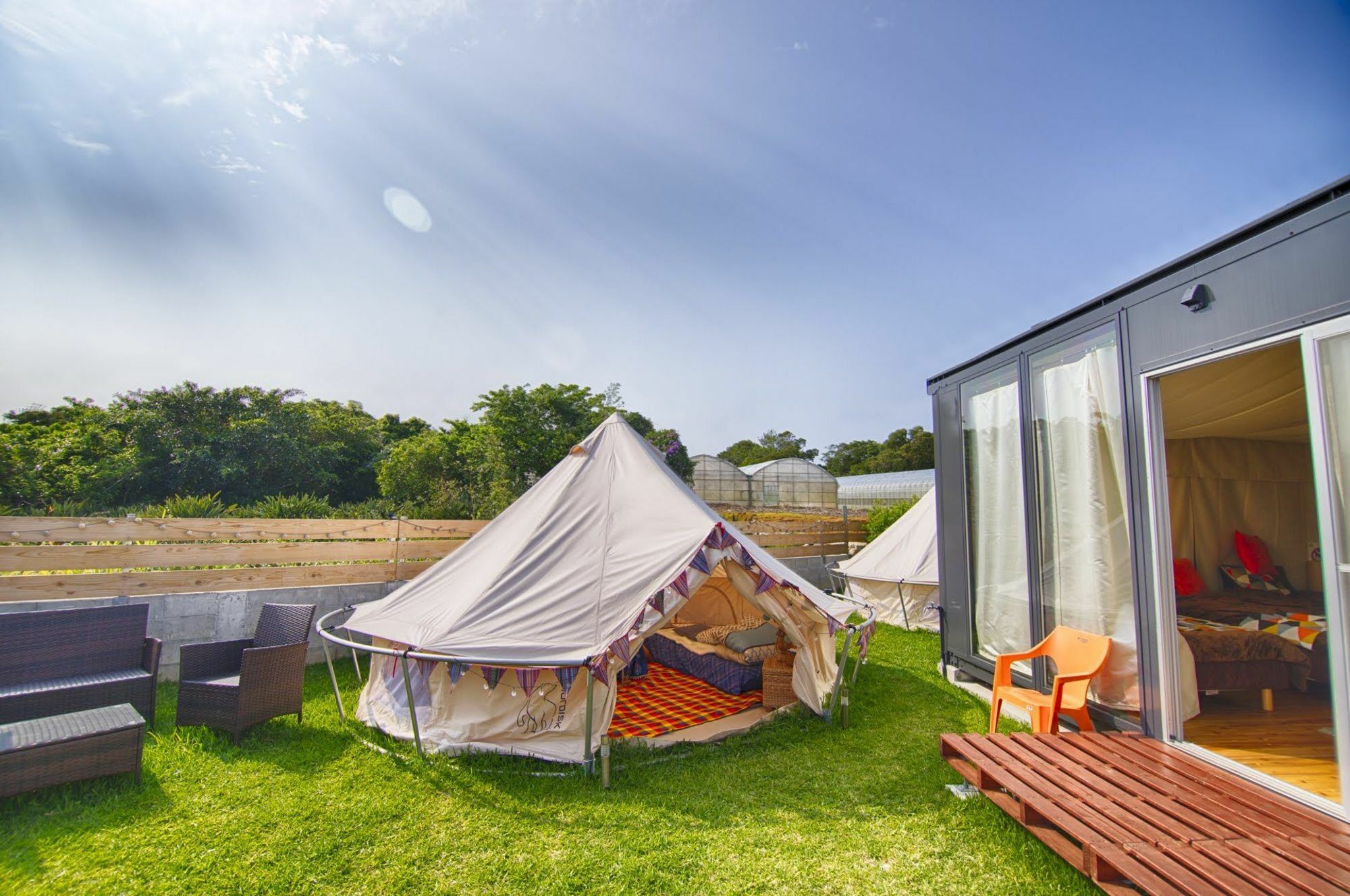הוילה נאקיג'ין Half Glamping Hoshioto מראה חיצוני תמונה