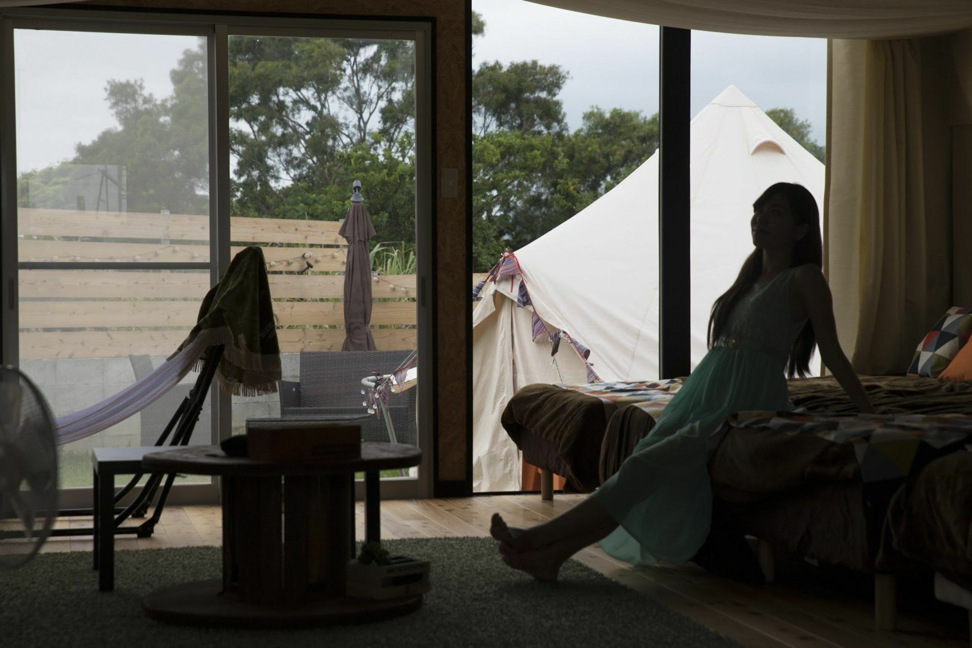 הוילה נאקיג'ין Half Glamping Hoshioto מראה חיצוני תמונה