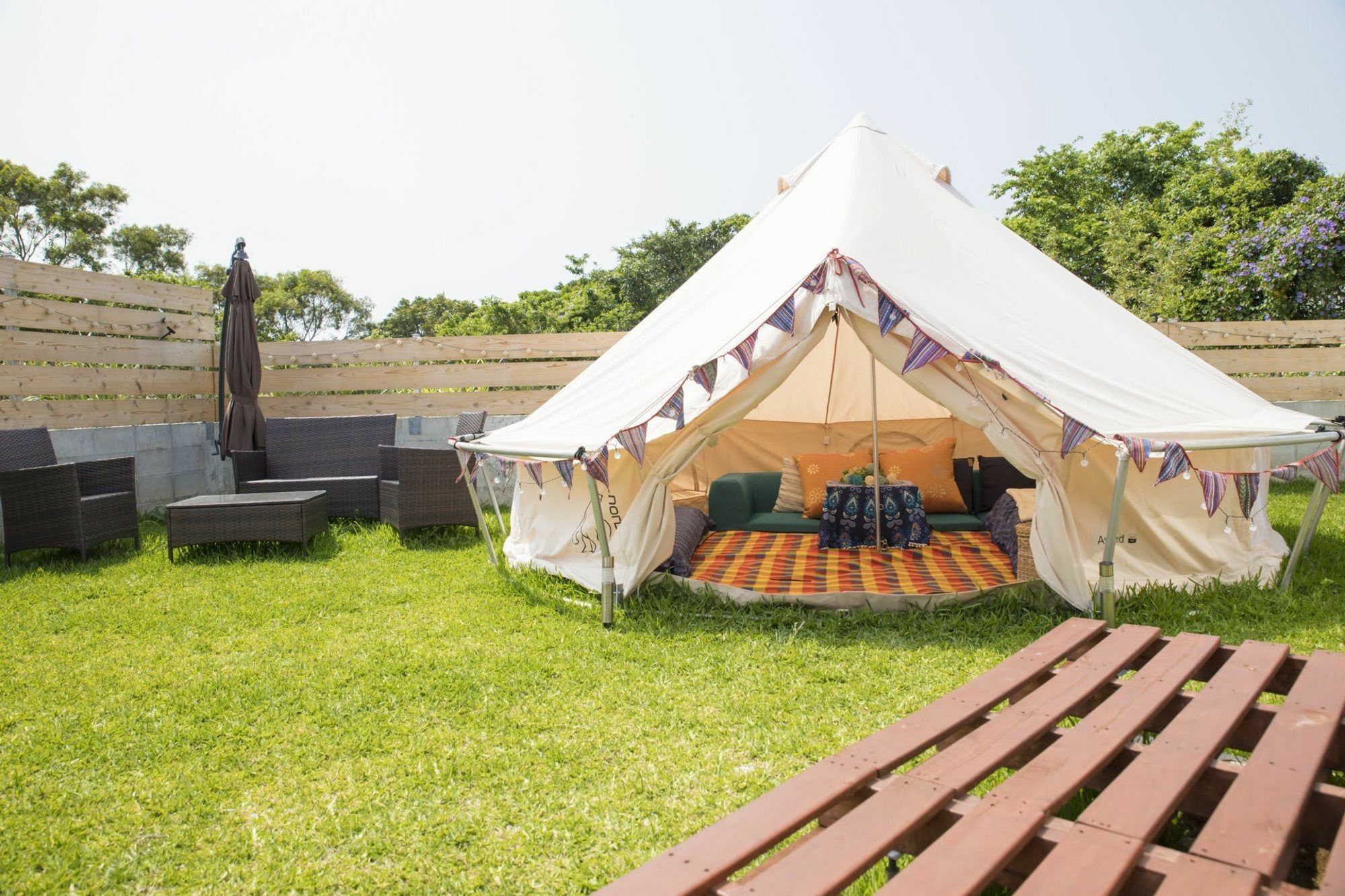 הוילה נאקיג'ין Half Glamping Hoshioto מראה חיצוני תמונה