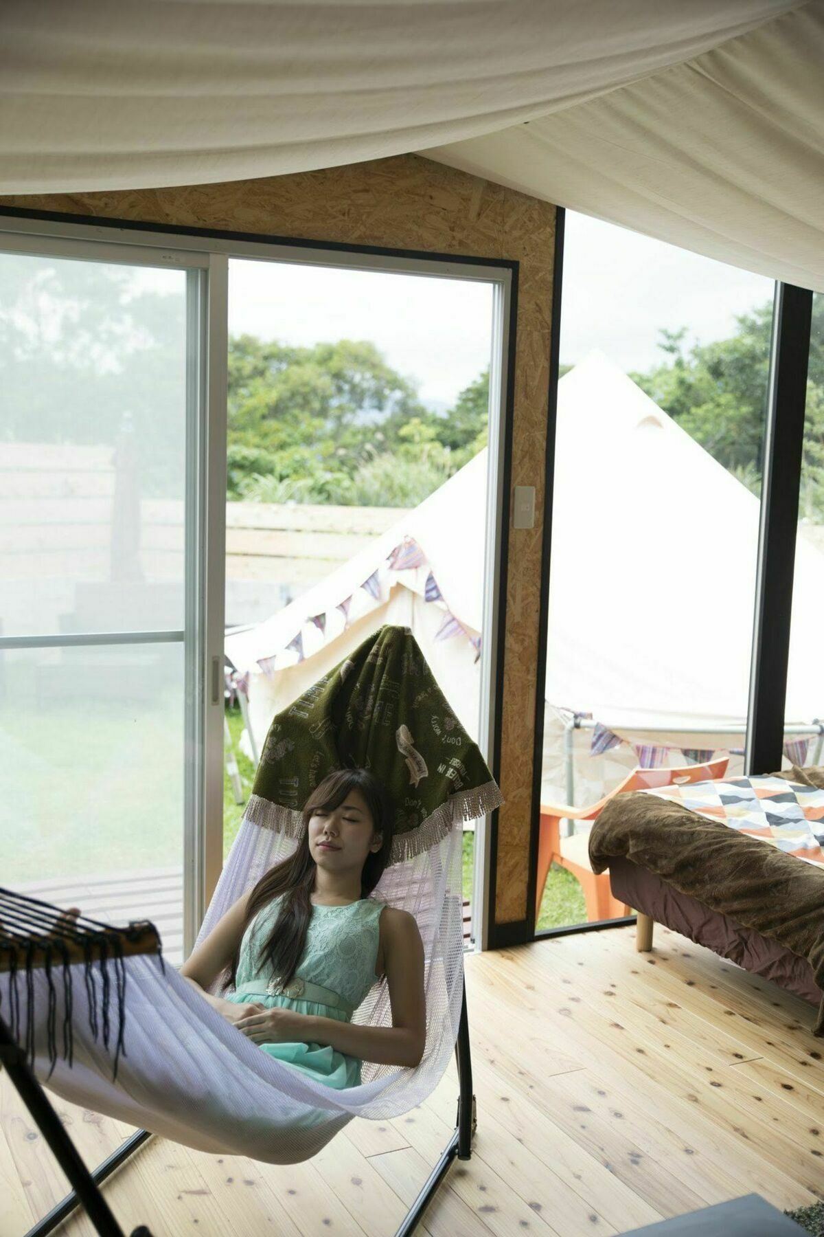 הוילה נאקיג'ין Half Glamping Hoshioto מראה חיצוני תמונה