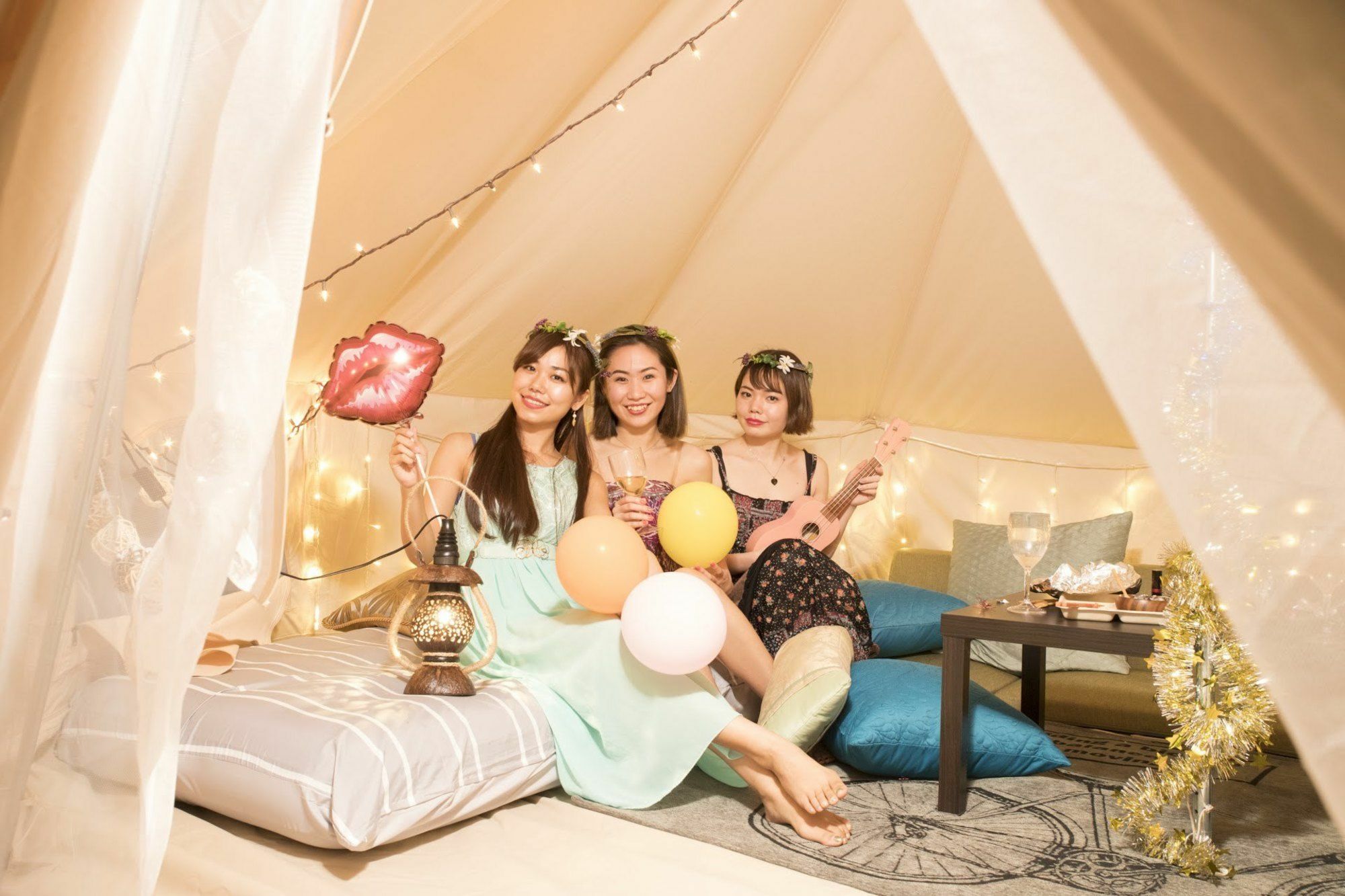 הוילה נאקיג'ין Half Glamping Hoshioto מראה חיצוני תמונה