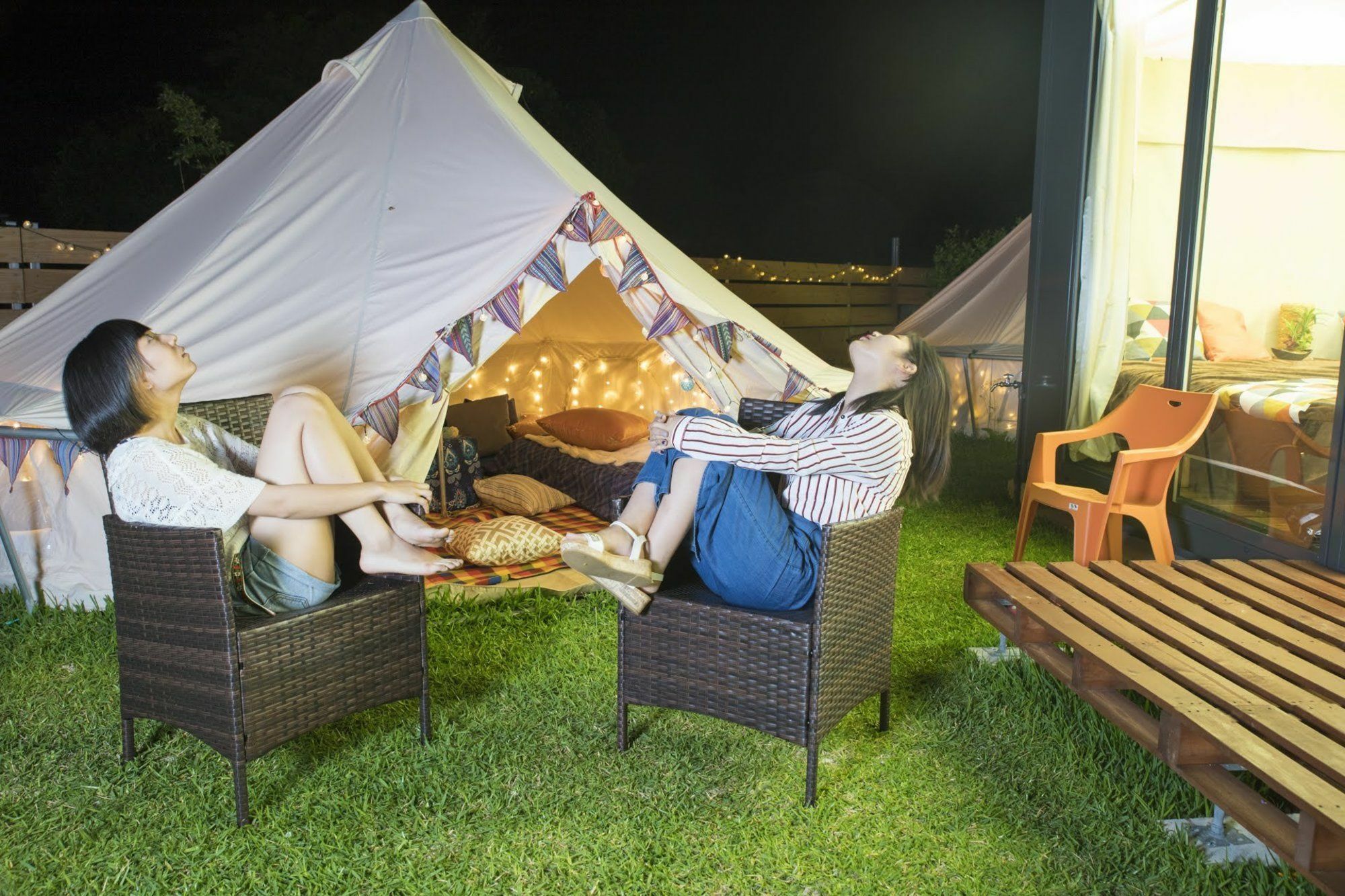 הוילה נאקיג'ין Half Glamping Hoshioto מראה חיצוני תמונה